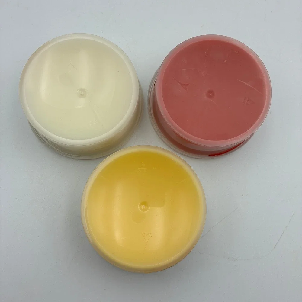 Yankee Candle Scenterpiece Easy MeltCup Lot 3 Clean Cotton Macintosh Lemon 2.2oz